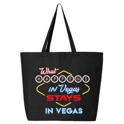 Funny What Happens In Vegas Stays In Vegas Gift 25L Jumbo Tote