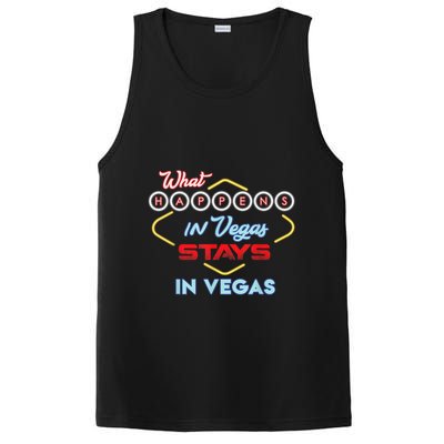 Funny What Happens In Vegas Stays In Vegas Gift PosiCharge Competitor Tank
