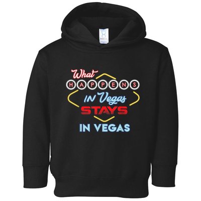 Funny What Happens In Vegas Stays In Vegas Gift Toddler Hoodie