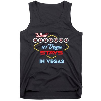 Funny What Happens In Vegas Stays In Vegas Gift Tank Top