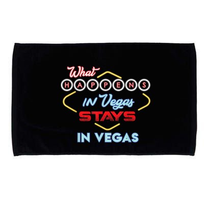 Funny What Happens In Vegas Stays In Vegas Gift Microfiber Hand Towel