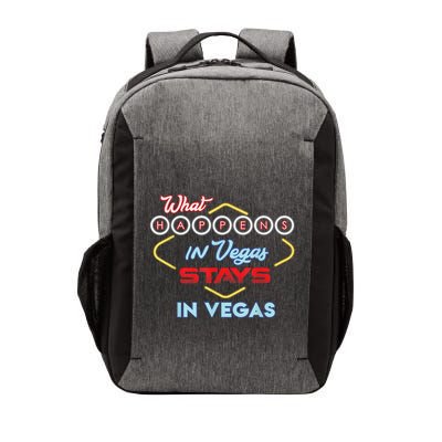 Funny What Happens In Vegas Stays In Vegas Gift Vector Backpack