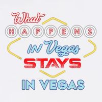 Funny What Happens In Vegas Stays In Vegas Gift Garment-Dyed Sweatshirt