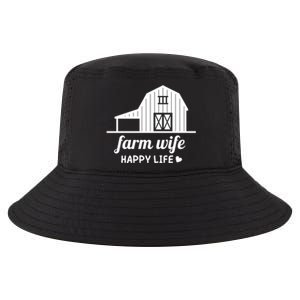 Farm Wife Happy Life Barn For Farmers And Farm Gift Cool Comfort Performance Bucket Hat