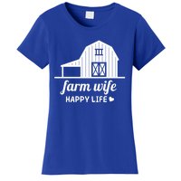 Farm Wife Happy Life Barn For Farmers And Farm Gift Women's T-Shirt