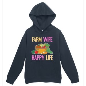 Farm Wife Happy Life Cool Awesome Retro Meaningful Gift Present Gift Cute Gift Urban Pullover Hoodie