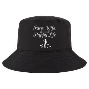 Farm Wife Happy Life Gift Cool Comfort Performance Bucket Hat