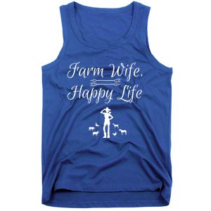 Farm Wife Happy Life Gift Tank Top