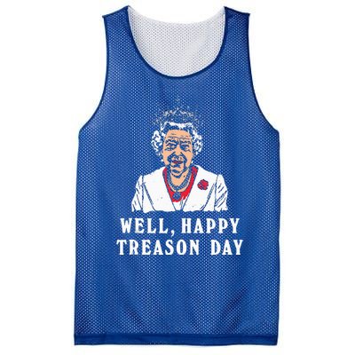 Funny Well Happy Treason Day Mesh Reversible Basketball Jersey Tank