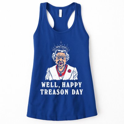 Funny Well Happy Treason Day Womens Tank Top
