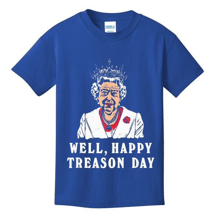Funny Well Happy Treason Day Kids T-Shirt