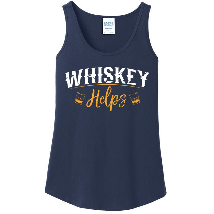 Funny Whiskey Helps Ladies Essential Tank