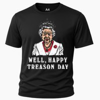 Funny Well Happy Treason Day Cooling Performance Crew T-Shirt