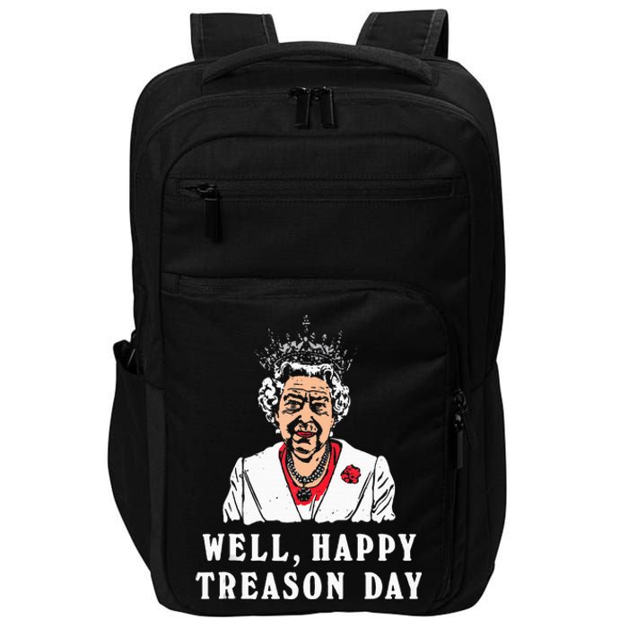 Funny Well Happy Treason Day Impact Tech Backpack