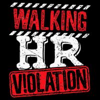 Funny Walking HR Violation Politically Incorrect Drawstring Bag
