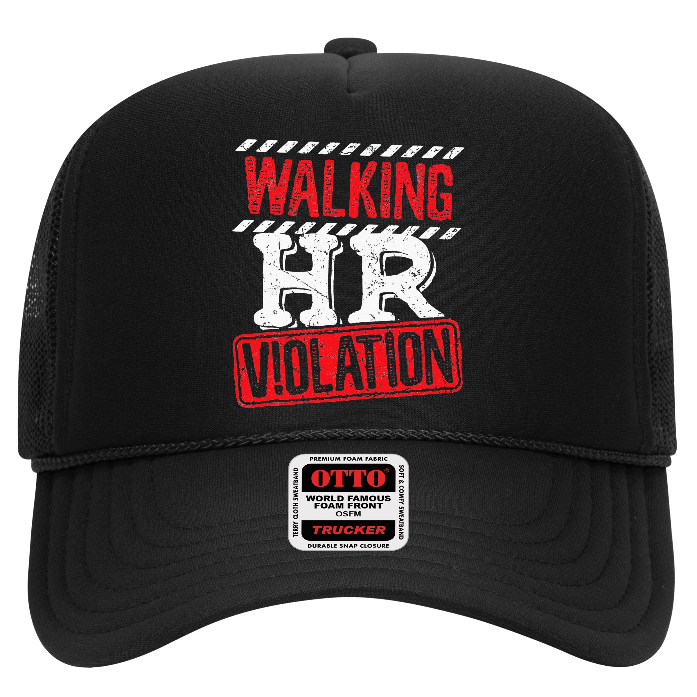 Funny Walking HR Violation Politically Incorrect Hat