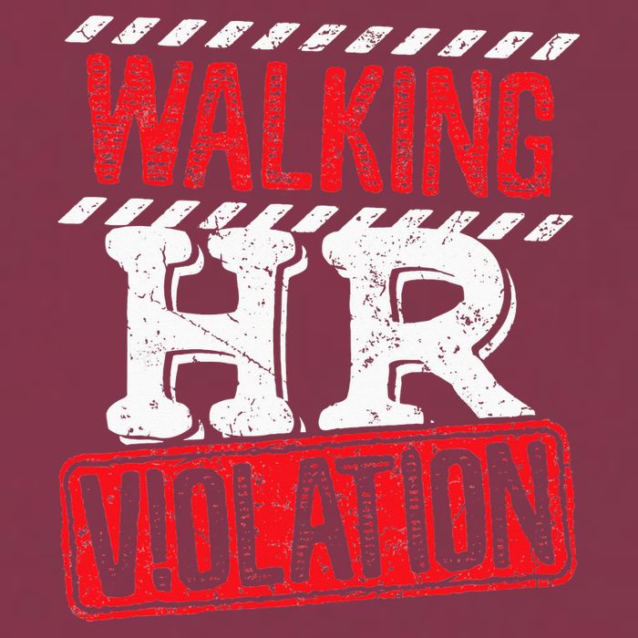 Funny Walking HR Violation Politically Incorrect 16oz Travel Tumbler