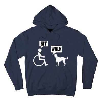 Funny Wheelchair Humor Joke For A Disability In A Wheelchair Hoodie