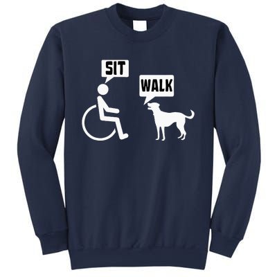 Funny Wheelchair Humor Joke For A Disability In A Wheelchair Sweatshirt