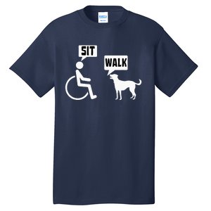 Funny Wheelchair Humor Joke For A Disability In A Wheelchair Tall T-Shirt