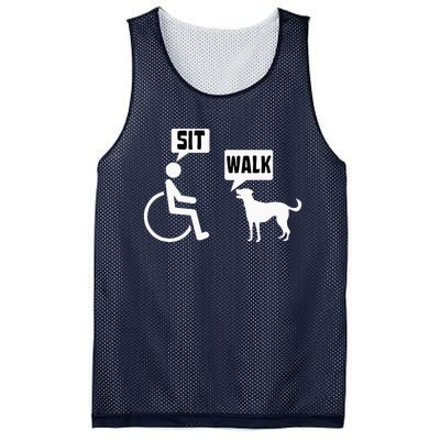 Funny Wheelchair Humor Joke For A Disability In A Wheelchair Mesh Reversible Basketball Jersey Tank