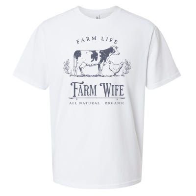 Farm Wife Homeschool Mom Sueded Cloud Jersey T-Shirt