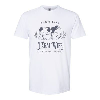 Farm Wife Homeschool Mom Softstyle CVC T-Shirt