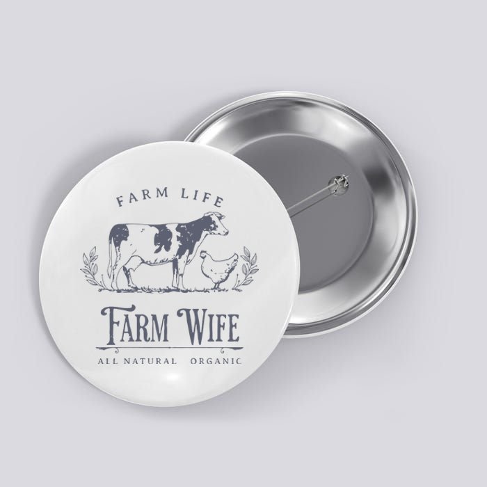 Farm Wife Homeschool Mom Button