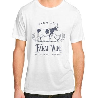 Farm Wife Homeschool Mom Adult ChromaSoft Performance T-Shirt