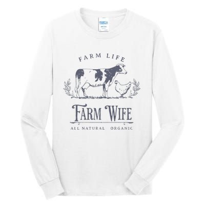 Farm Wife Homeschool Mom Tall Long Sleeve T-Shirt