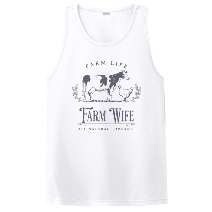 Farm Wife Homeschool Mom PosiCharge Competitor Tank