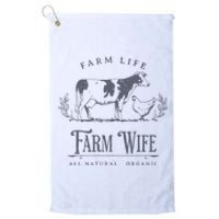 Farm Wife Homeschool Mom Platinum Collection Golf Towel