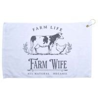 Farm Wife Homeschool Mom Grommeted Golf Towel