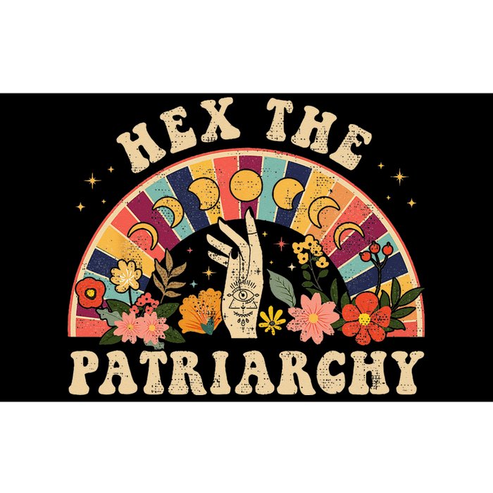 Feminist Witch Hex The Patriarchy Halloween Witch Vibes Bumper Sticker