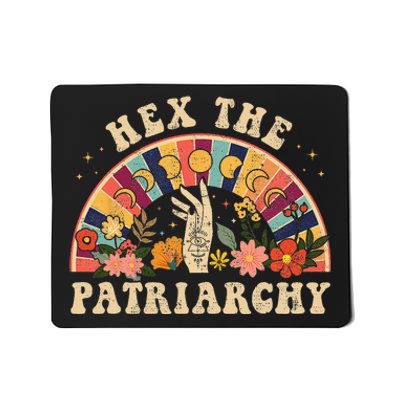 Feminist Witch Hex The Patriarchy Halloween Witch Vibes Mousepad