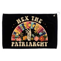 Feminist Witch Hex The Patriarchy Halloween Witch Vibes Grommeted Golf Towel