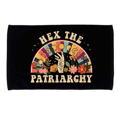 Feminist Witch Hex The Patriarchy Halloween Witch Vibes Microfiber Hand Towel