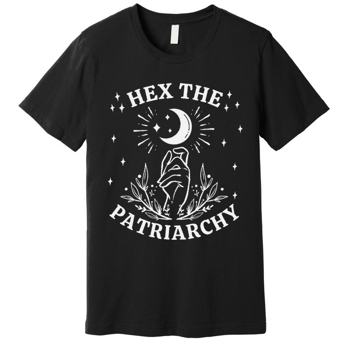 Feminist Witch Hex The Patriarchy Premium T-Shirt