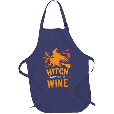 Funny Witch Halloween Costume. Witch Way To The Wine Apron
