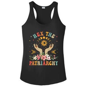 Feminist Witch Hex The Patriarchy Halloween Witch Vibes Ladies PosiCharge Competitor Racerback Tank