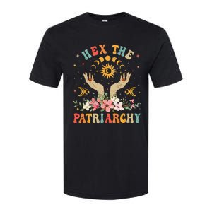 Feminist Witch Hex The Patriarchy Halloween Witch Vibes Softstyle CVC T-Shirt