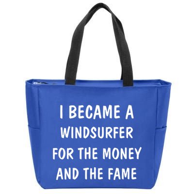 Funny Windsurfer Hilarious Windsurfing Cute Gift Zip Tote Bag