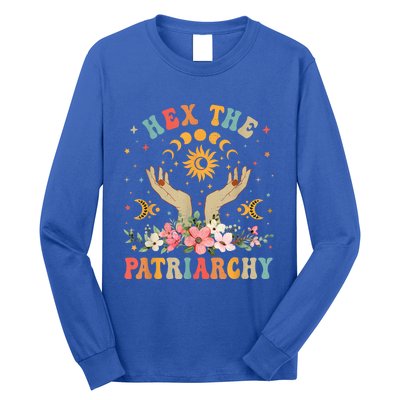 Feminist Witch Hex The Patriarchy Halloween Witch Vibes Great Gift Long Sleeve Shirt