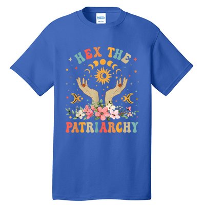 Feminist Witch Hex The Patriarchy Halloween Witch Vibes Great Gift Tall T-Shirt