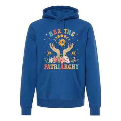 Feminist Witch Hex The Patriarchy Halloween Witch Vibes Great Gift Premium Hoodie