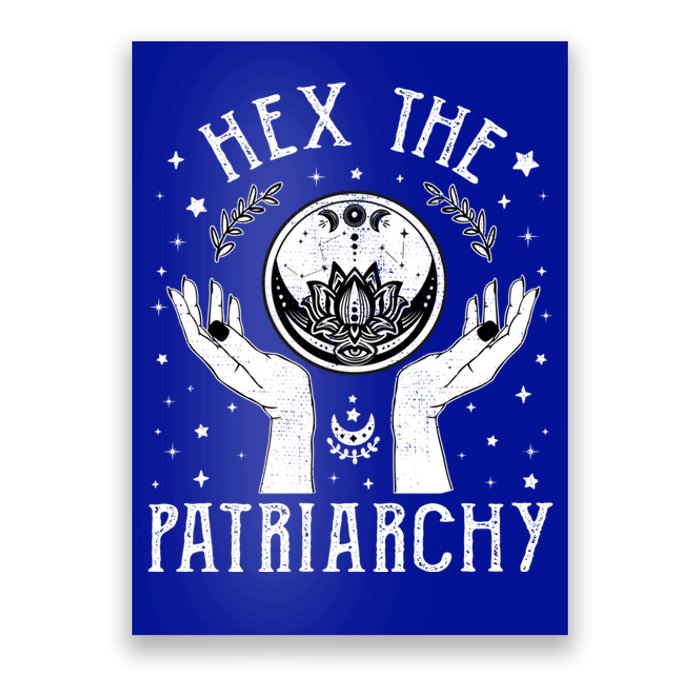 Feminist Witch Hex The Patriarchy Halloween Witch Vibes Great Gift Poster