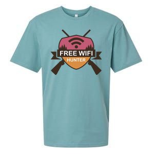 Free Wifi Hunter Sueded Cloud Jersey T-Shirt