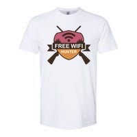 Free Wifi Hunter Softstyle CVC T-Shirt