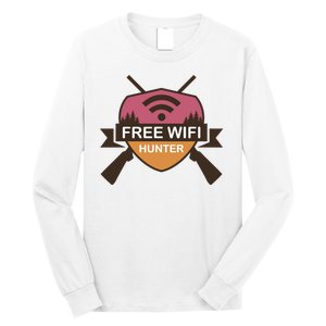 Free Wifi Hunter Long Sleeve Shirt