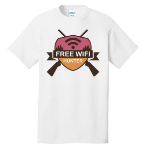 Free Wifi Hunter Tall T-Shirt